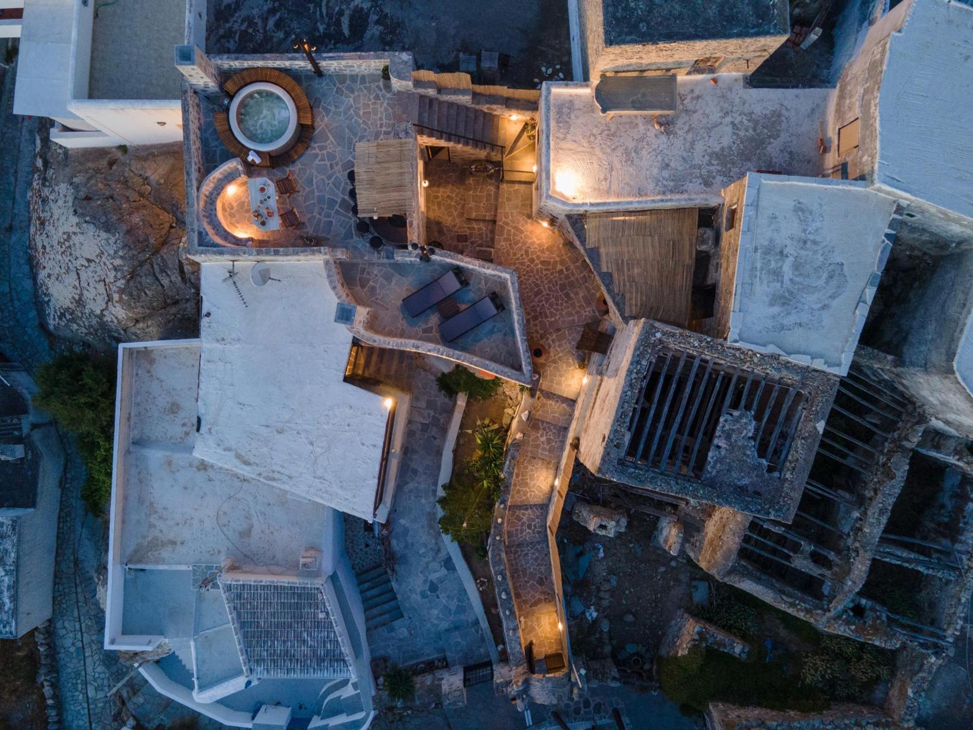 Glinado NaxosThemed House "Castle Halaros" View 17Th Century别墅 外观 照片