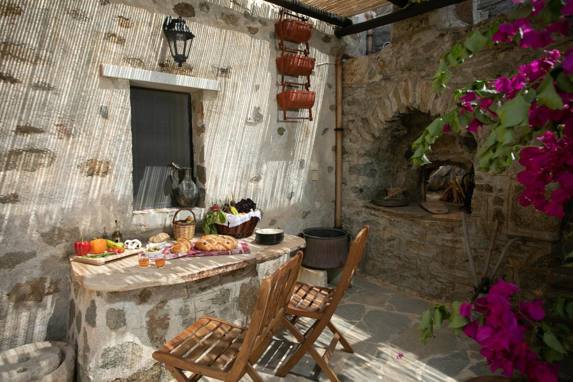 Glinado NaxosThemed House "Castle Halaros" View 17Th Century别墅 外观 照片